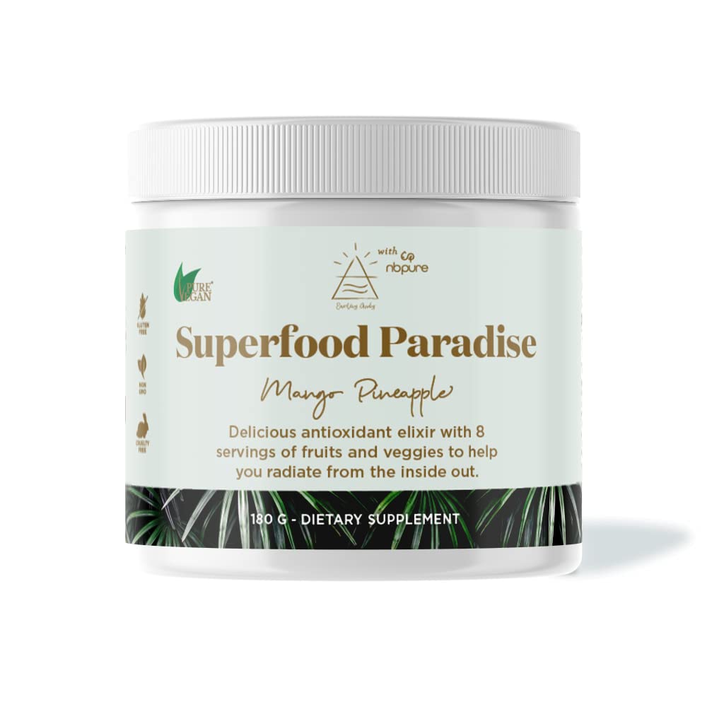 nbpure Blended Vitamin & Mineral Supplement 180g front view