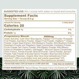 nbpure Blended Vitamin & Mineral Supplement 180g side view