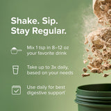 nbpure Multi Fiber Powder Blend being mixed in a glass of water