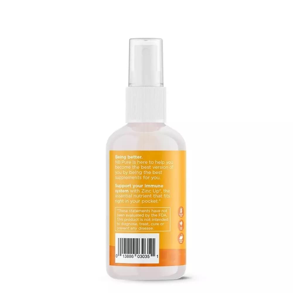 nbpure Zinc and Vitamin C Spray 1oz dosage pump