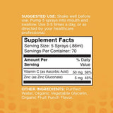 nbpure Zinc and Vitamin C Spray 1oz ingredients list
