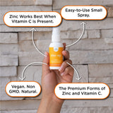 nbpure Zinc and Vitamin C Spray 1oz packaging