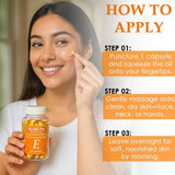 NCB NCB TECHNOLOGY Vitamin E Capsules showing ingredients list