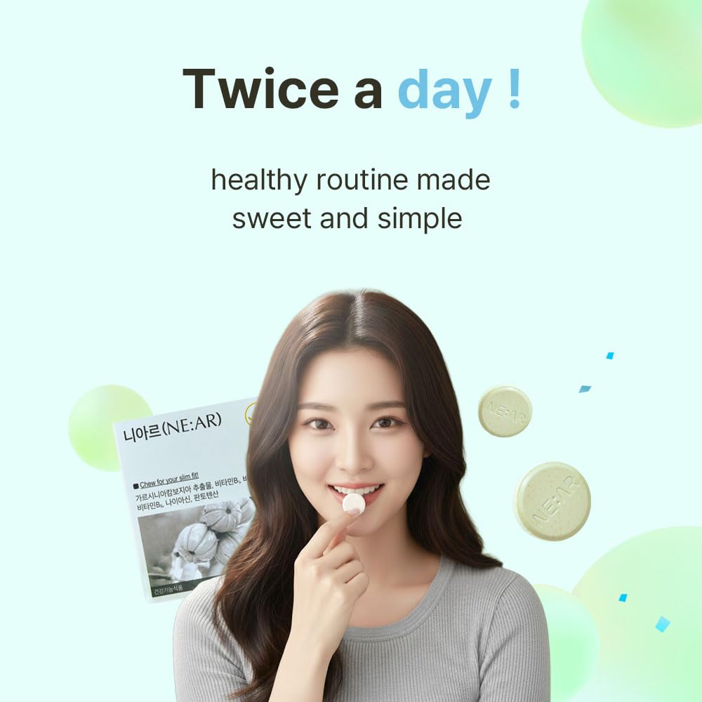 NE:AR Garcinia Cambogia Chews with ingredients listed