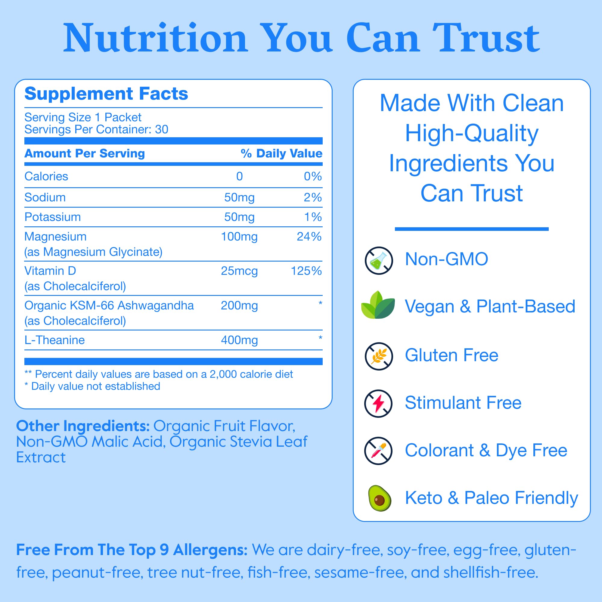 Nectar Calm Magnesium Drink Mix in a lifestyle setting