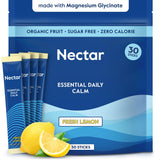 Nectar Calm Magnesium Drink Mix packaging front view with lemon flavour