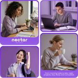 Nectar Patches Cognitive Support Patches flat lay with other supplements