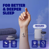 Nectar Patches Sleep Patches displayed on a bedside table