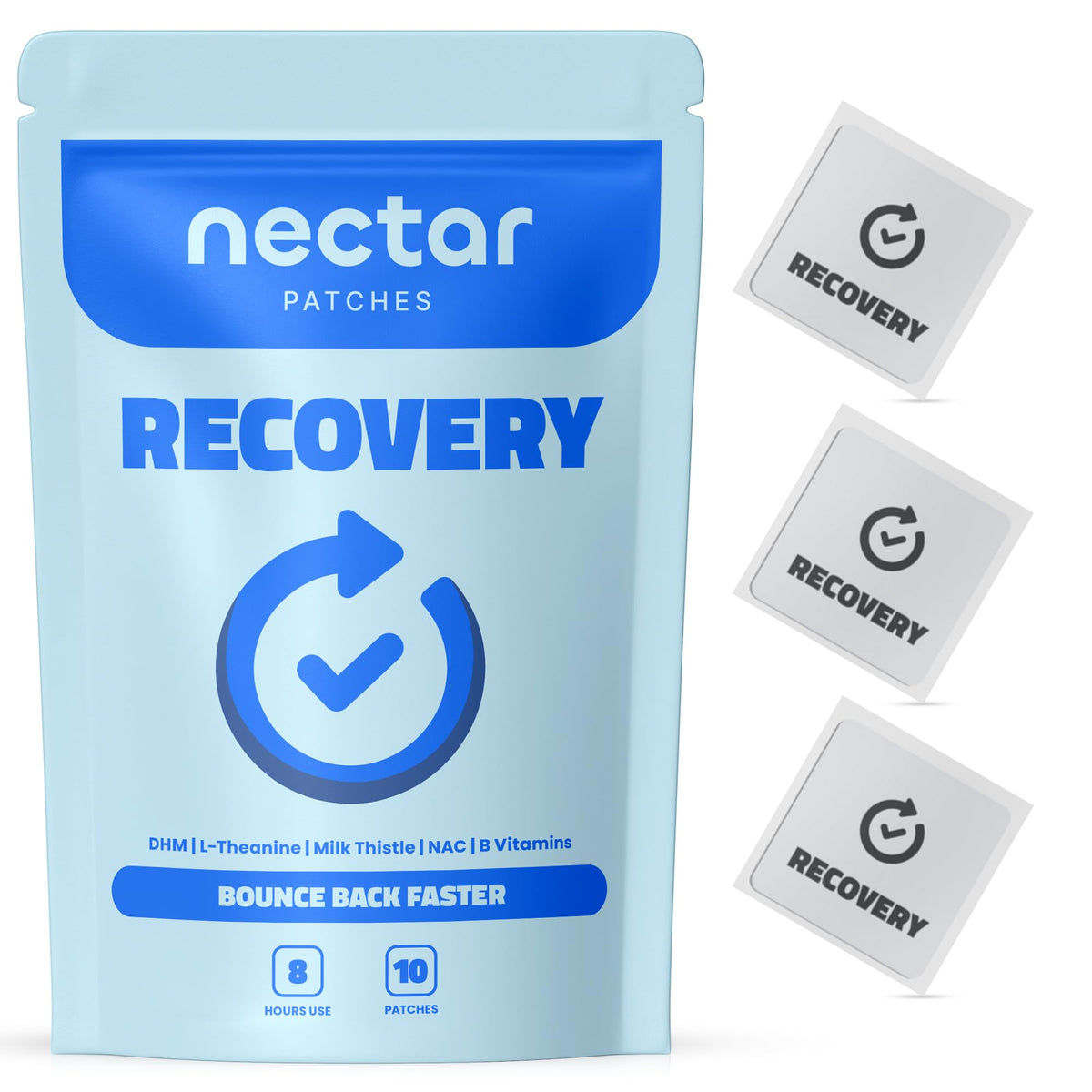 Nectar use Patches 10 Count front view packaging