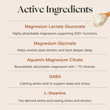 Ned Mellö Magnesium Powder Supplement 300mg nutritional information