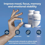 Nedley Health Brain Supplement 50g side view