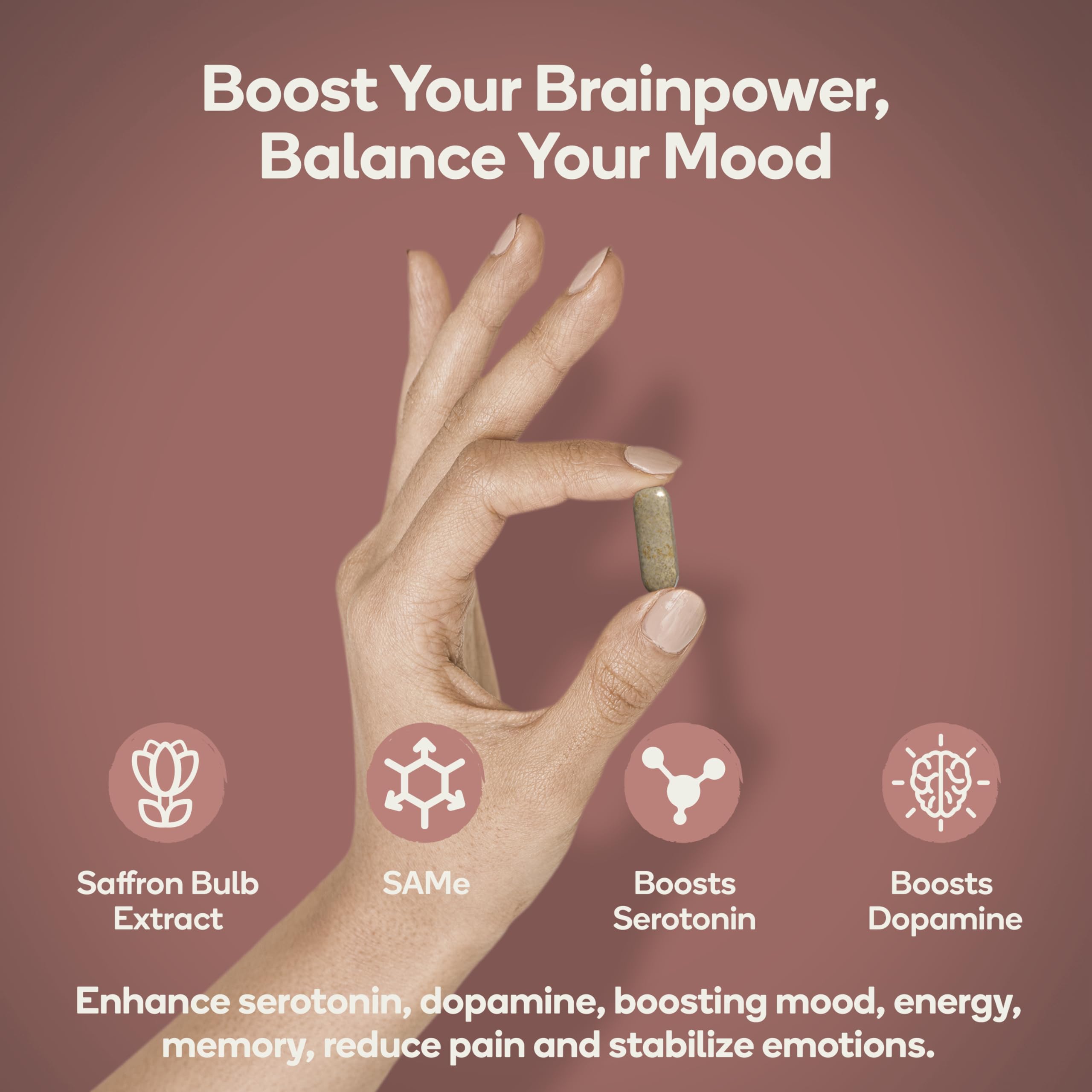 Nedley Health Mood Supplement bottle side view