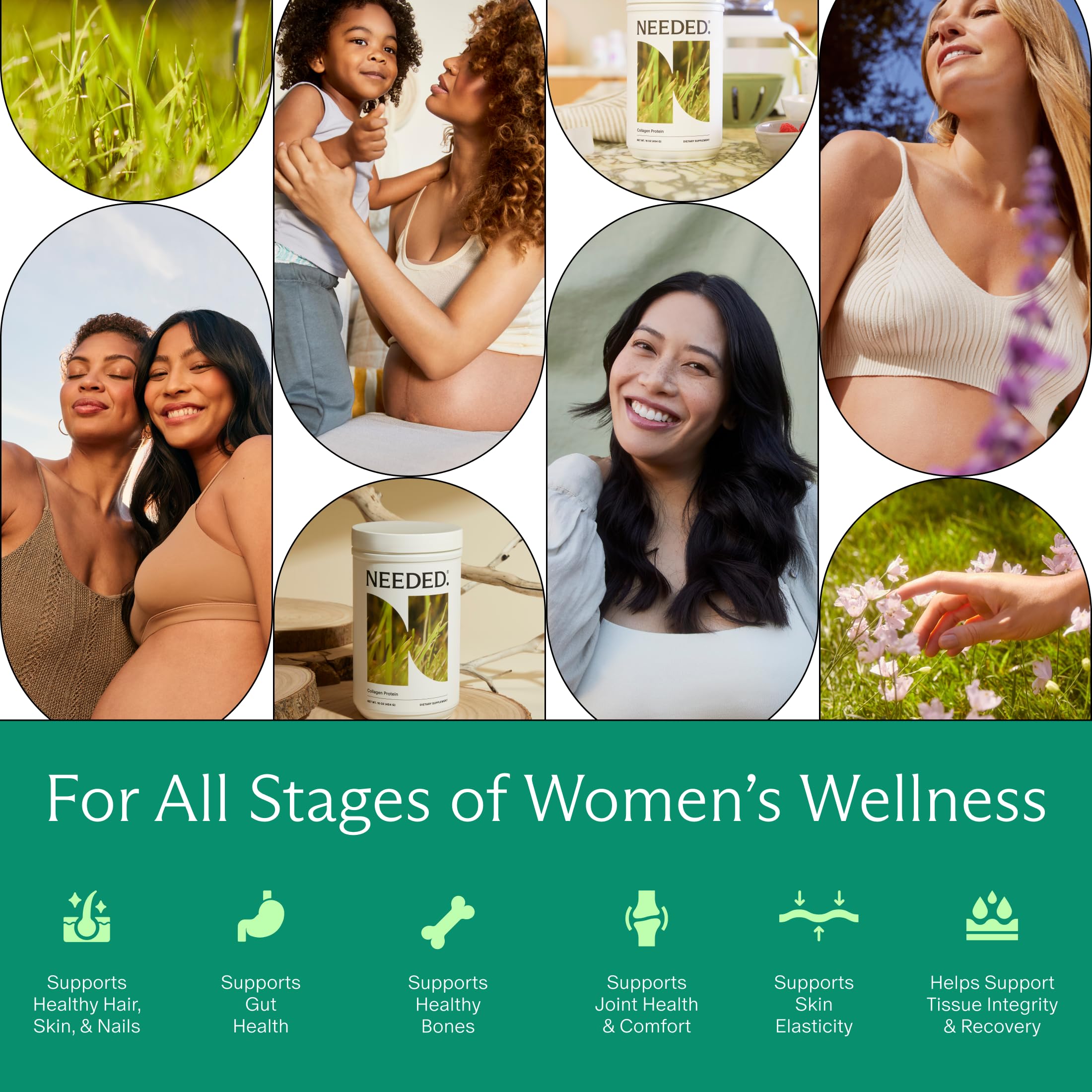 Needed. Collagen Supplement for Moms ingredients list