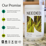 Needed. Collagen Supplement for Moms with measuring scoop