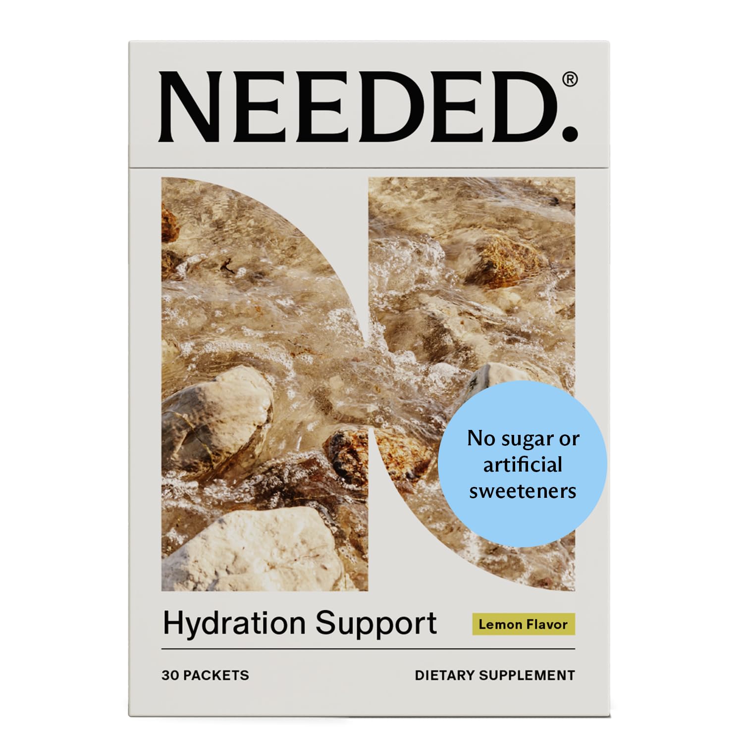 Needed. Hydration Support Electrolyte Packets front view