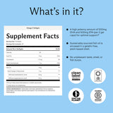 Needed. Omega-3 Fish Oil Softgels packaging with 110g label