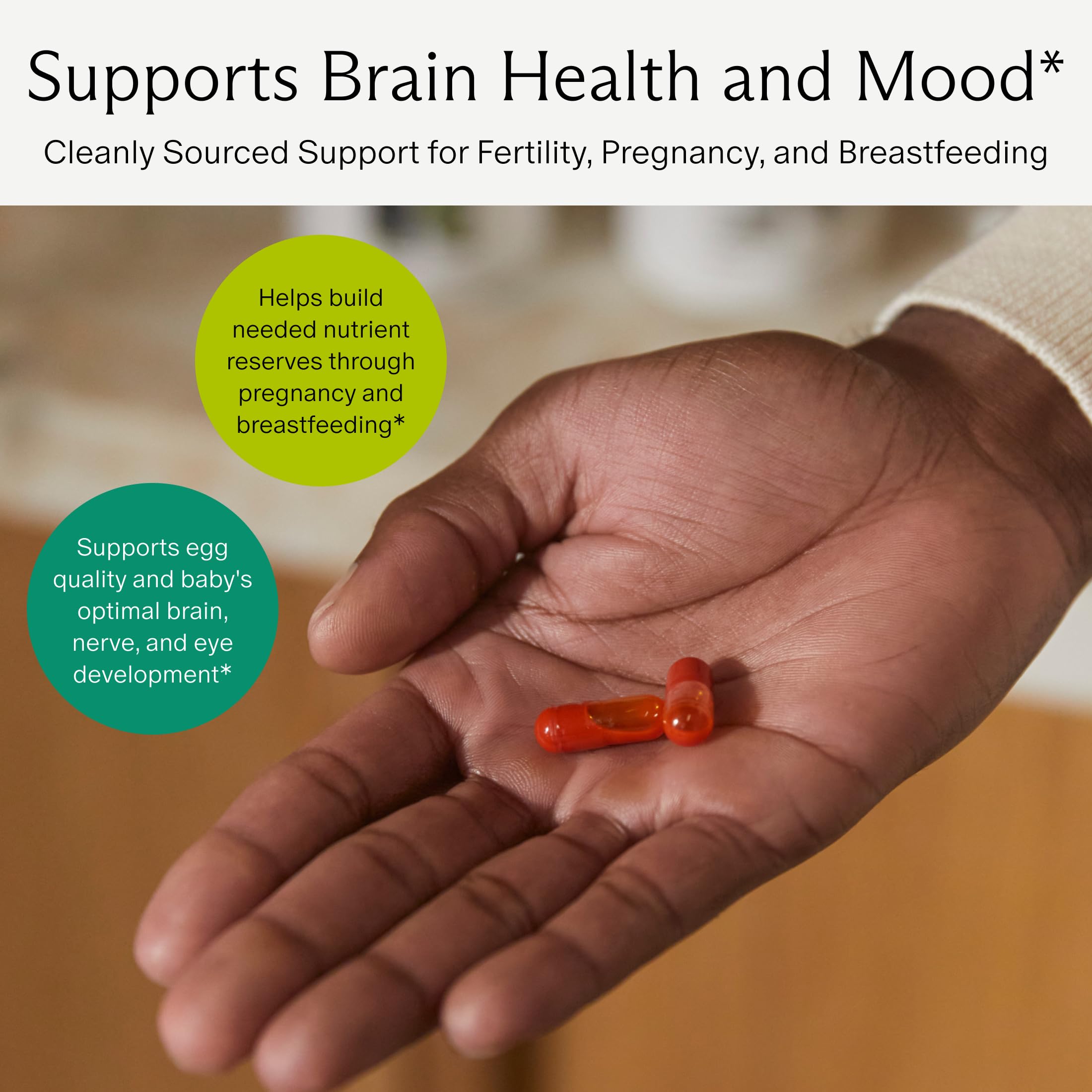 Needed. Plant-Based Omega-3 Supplement ingredients list