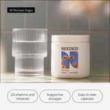Needed. Prenatal Multivitamin 100g capsule close-up