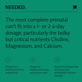 Needed. Prenatal Multivitamin 100g ingredients list