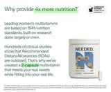 Needed. Prenatal Multivitamin 100g on a wooden table