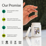 Needed. Women's Herbal Supplement bottle back view