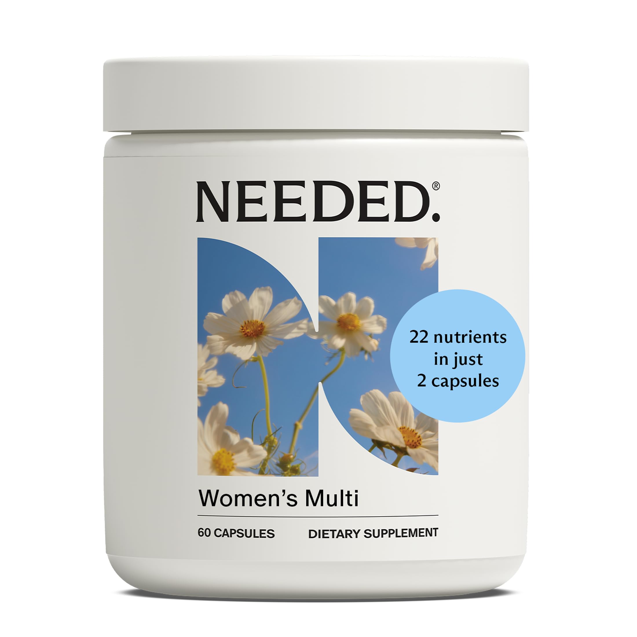 Needed. Women's Multivitamins 132g front view