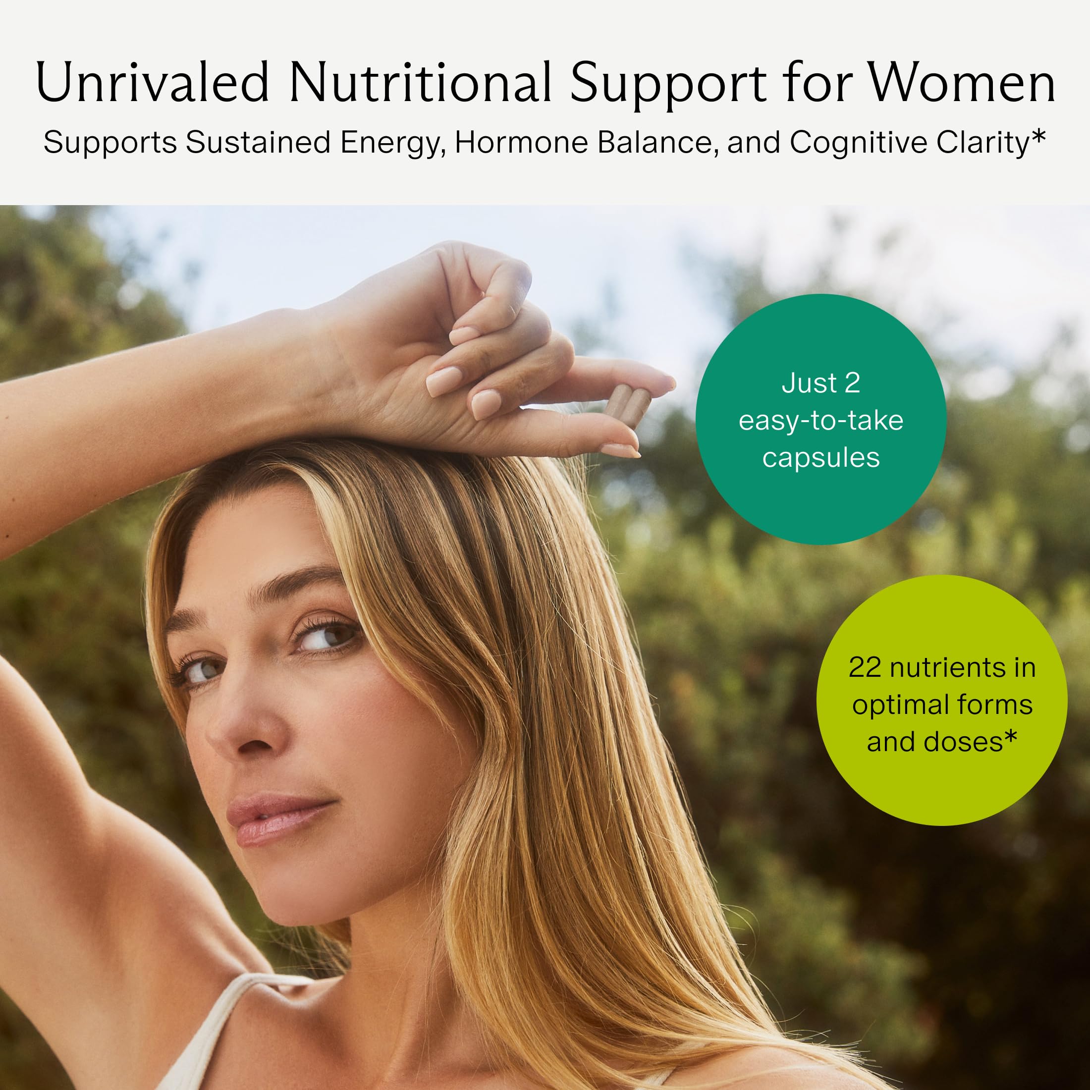 Needed. Women's Multivitamins 132g packaging