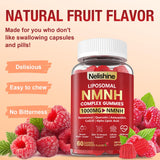 Nelishine Liposomal NMNH Gummies 1000MG with ingredients list