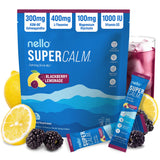 Nello Supercalm Adaptogenic Powder Drink Mix Blackberry Lemonade front view
