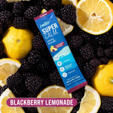 Nello Supercalm Adaptogenic Powder Drink Mix Blackberry Lemonade lifestyle scene