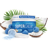 Nello SuperCalm Adaptogenic Powder Drink Mix blue coconut flavour front view