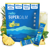 Nello Supercalm Adaptogenic Powder Drink Mix Pineapple Mint canister front view