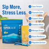 Nello Supercalm Adaptogenic Powder Drink Mix Pineapple Mint ingredients list