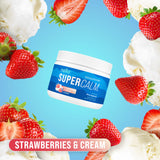 Nello Supercalm Adaptogenic Powder Drink Mix strawberries & cream flavour