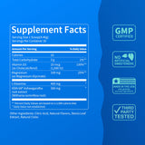 Nello SuperCalm Blue Coconut Powder Drink Mix ingredients close-up