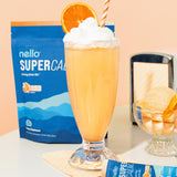 Nello SuperCalm drink mix being poured into a glass