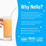 Nello SuperCalm Orange Creamsicle flavour drink preparation