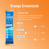 Nello SuperCalm Orange Creamsicle packet and canister side view