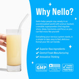 Nello Supercalm Pina Colada Powder ingredients list