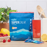 Nello SuperCalm Raspberry Lemonade Powder back view