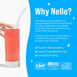 Nello SuperCalm Raspberry Lemonade Powder lifestyle scene
