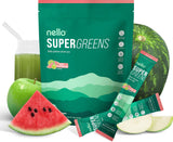 Nello Supergreens Superfood Greens Drink Mix packaging front view