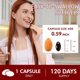 NenMaoKeNu Astaxanthin Softgels 12mg bottle with lid open
