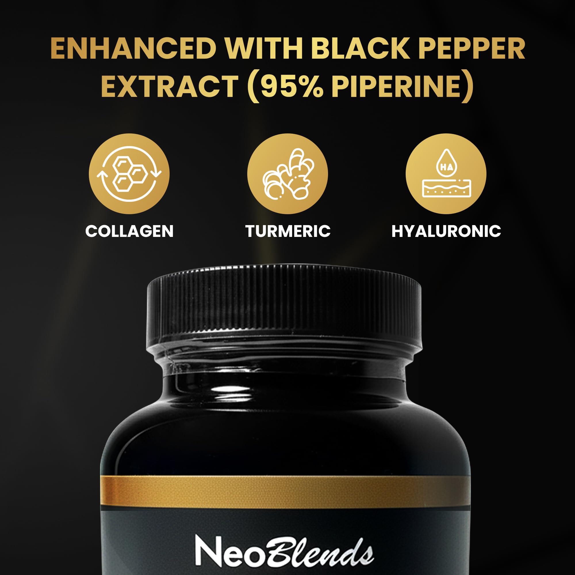 NEOBLENDS Complete Collagen Formula showing capsule texture