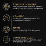 NEOBLENDS Complete Collagen Formula with turmeric and biotin label