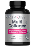 NeoCell Advanced Multi Collagen Tablets 120 count bottle front view