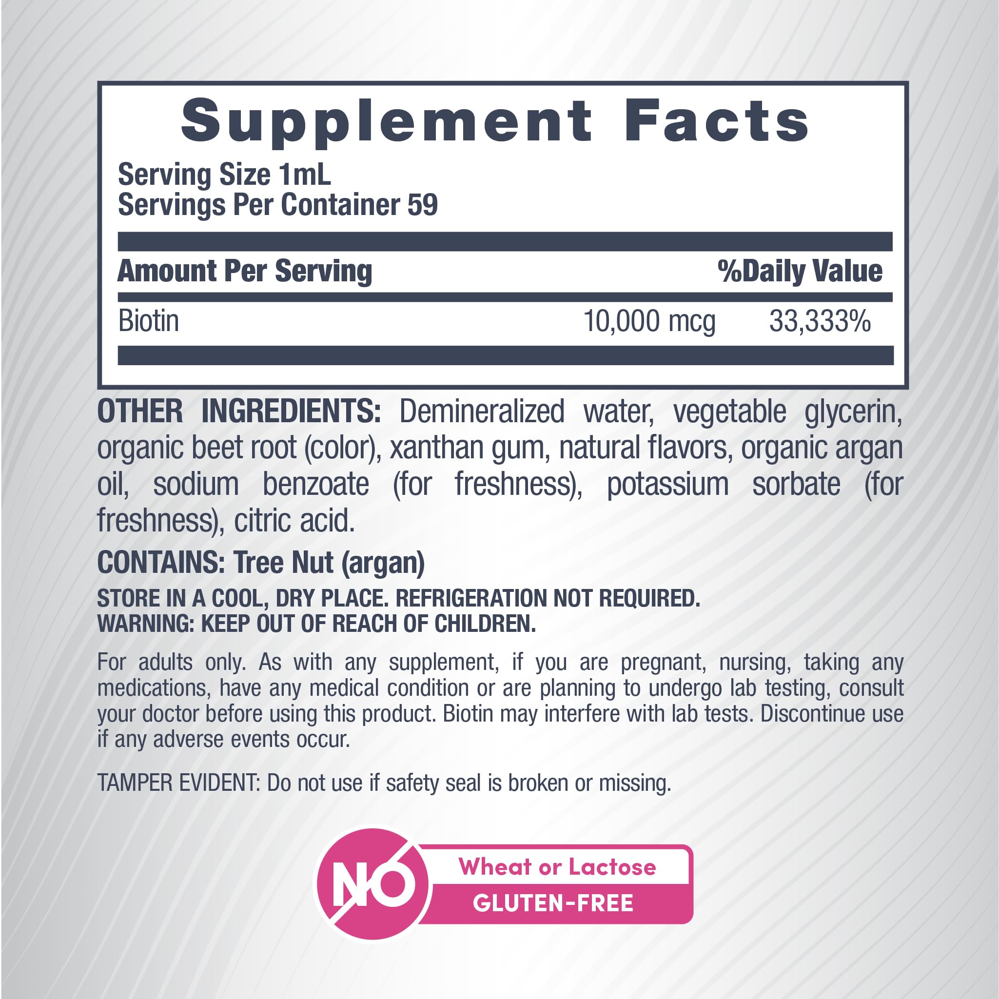 NeoCell Biotin Fast Acting Liquid 10,000 mcg berry flavour
