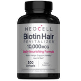 NeoCell Biotin Hair Revitalizer softgels 300 count bottle front view