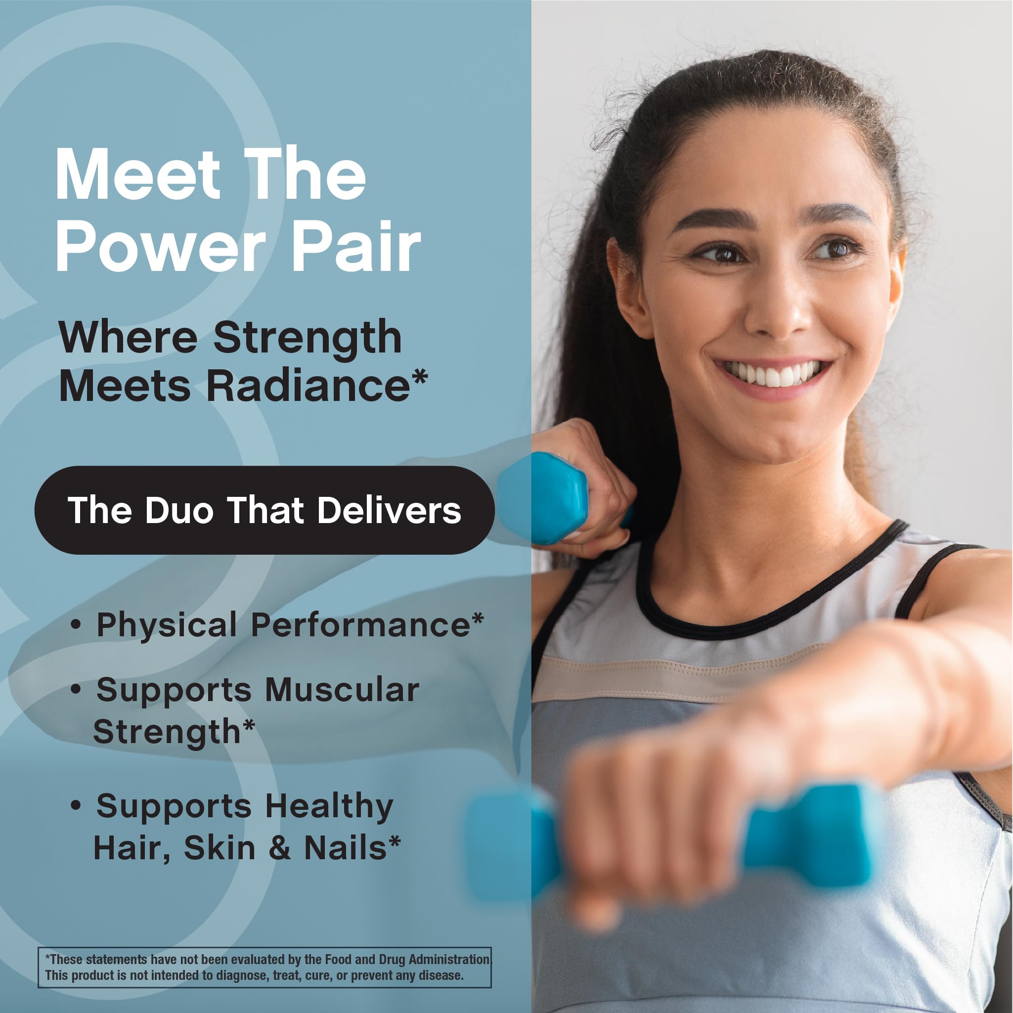 NeoCell Creatine + Multi Collagen Protein Powder in a fitness setting