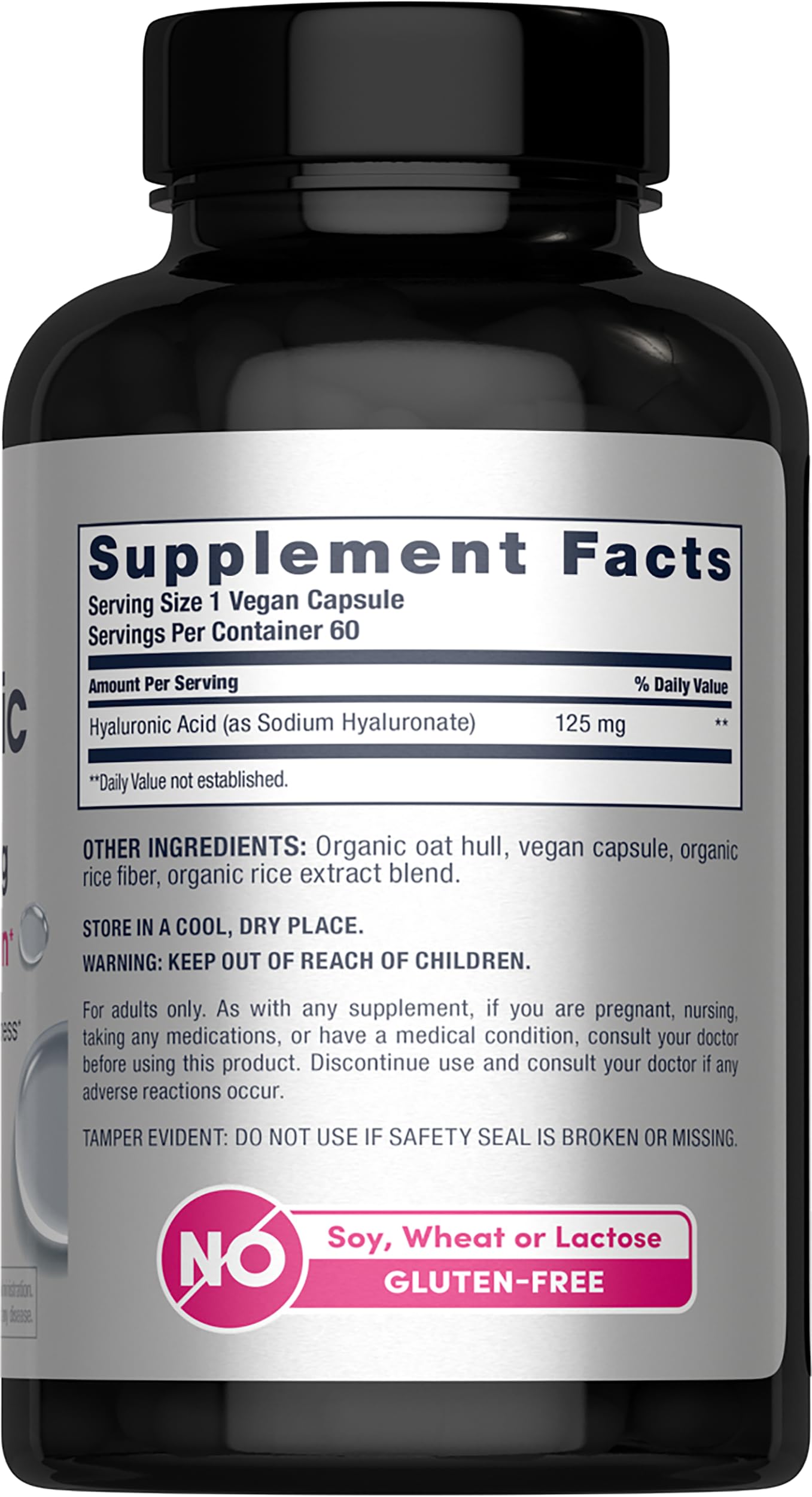 Neocell Hyaluronic Acid Daily Hydration supplement capsule close-up